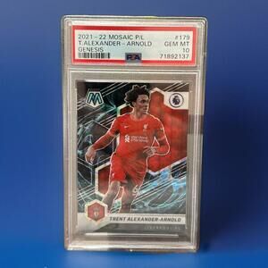 Panini Mosaic Trent Alexander Arnold Genesis PSA10 POP3 #179 Liverpool '21-22